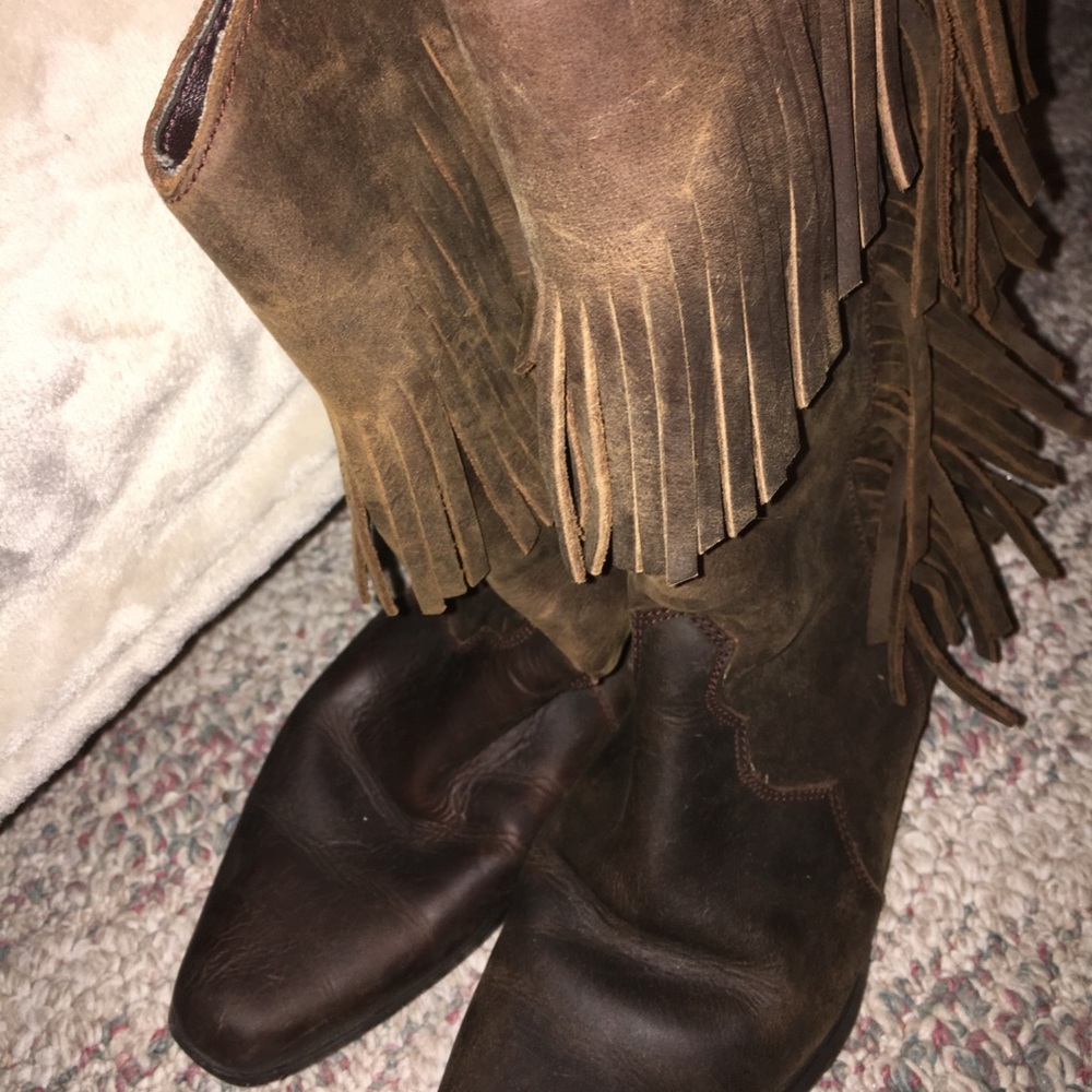 Fringe Cowgirl boots